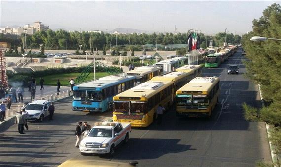 82 دستگاه اتوبوس شهرداری قم به مهران اعزام شد