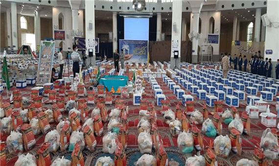توزیع بسته‌های معیشتی رمضان از سوی سپاه و هیات‎های مذهبی قم