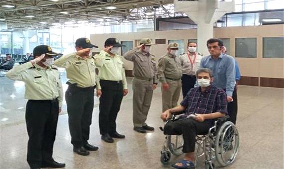 محیط بان جانباز سید امین هادی پور به خوزستان بازگشت
