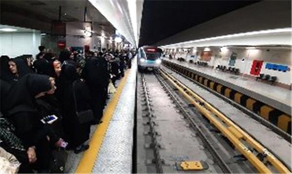 متروی تهران در روزی که رکورد مرگ کرونایی شکست + عکس