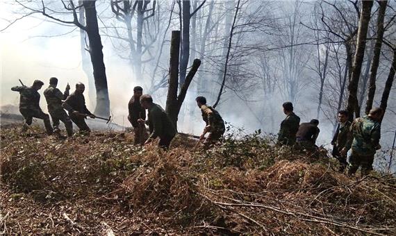 وقوع 21 مورد آتش ‌سوزی در عرصه ‌های جنگلی مازندران