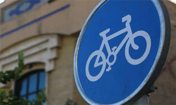 ایجاد مسیر تردد دوچرخه در خیابان 19 دی قم +تصاویر