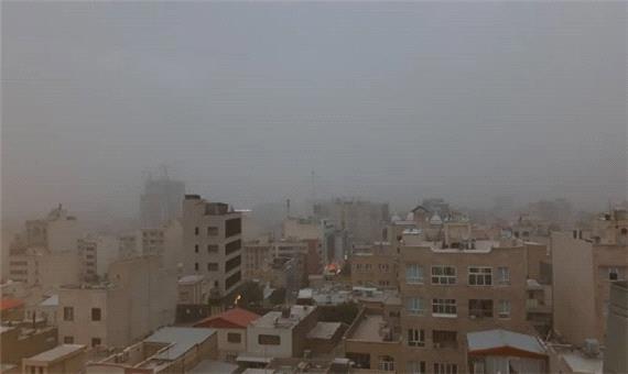 هوای آلوده در ریه های شهر قم به روایت تصویر