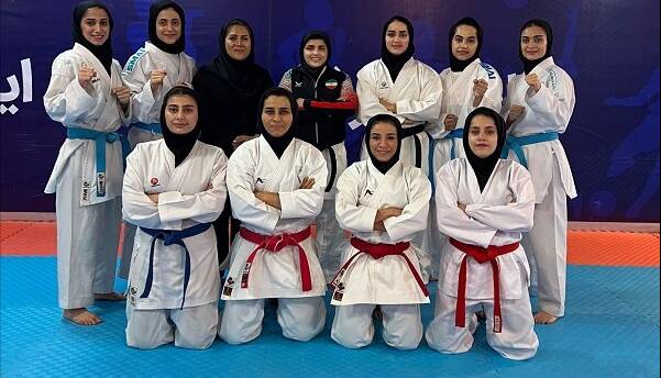 دختران کاراته ناشنوا در یازدهمین اردوی المپیکی