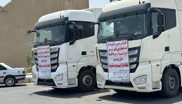 توقیف تریلی با راننده ۱۴ ساله