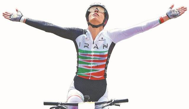 خداحافظی دختر پرافتخار دوچرخه‌سواری ایران