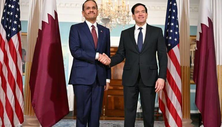 رایزنی وزیران خارجه قطر و آمریکا یک روز پیش از دور دوم مذاکرات تهران و واشنگتن