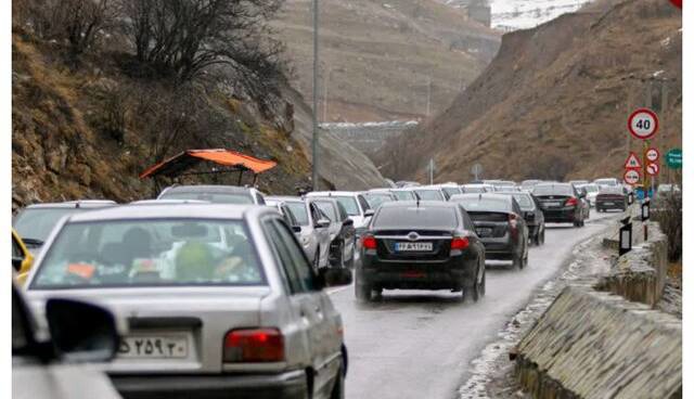 ترافیک نیمه‌سنگین در برخی جاده های کشور