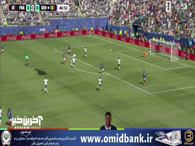 اولین موقعیت جدی برای فرانسه در نیمه دوم