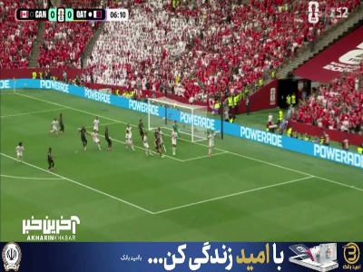 شوت جاناتان دیوید را دروازه بان قطر دفع کرد