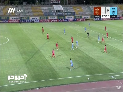 شوت خطرناک بازیکن چادرملو با اختلاف کم به بیرون رفت