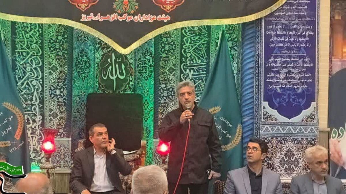حضور شورای کانون بسیج مداحان سپاه تبریز در هیئت عزاداران موکب الزهرا