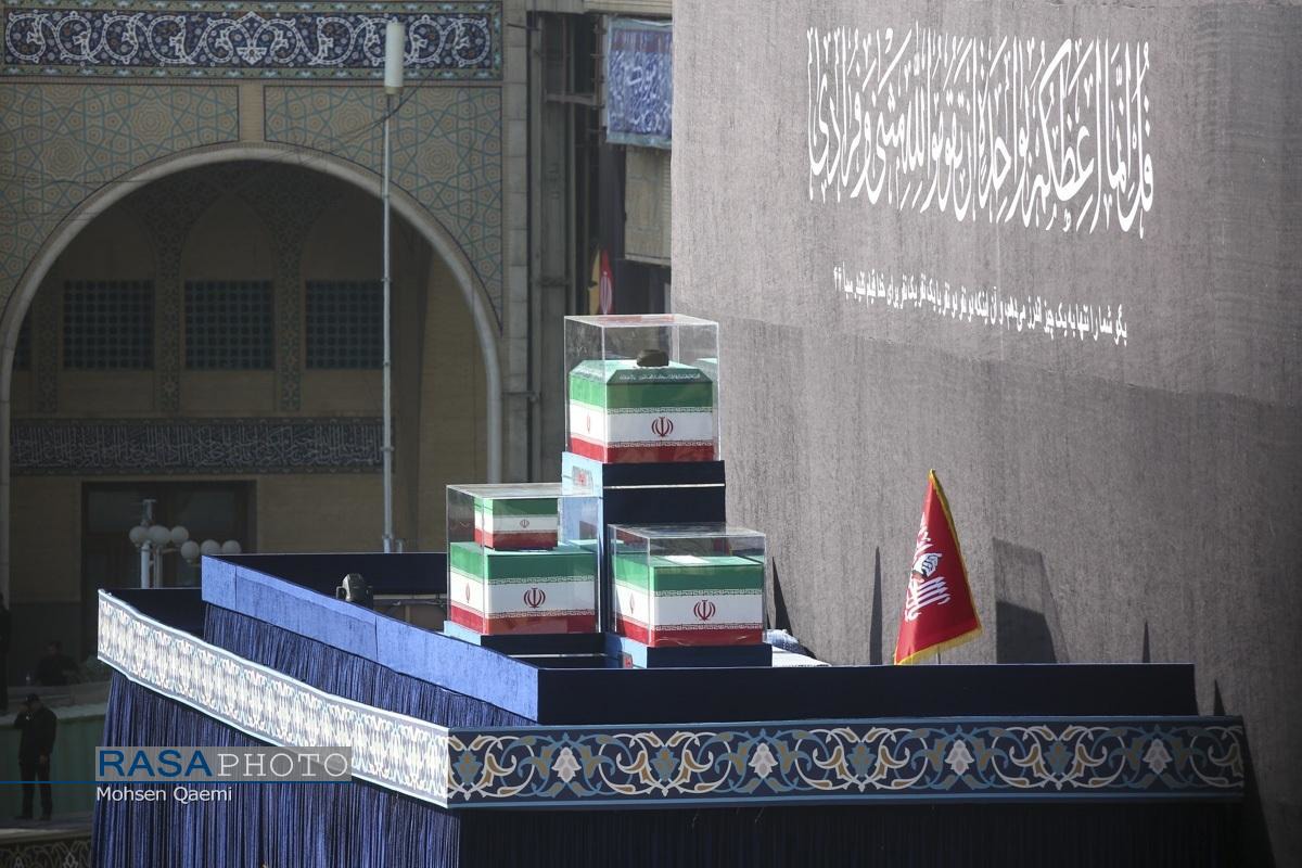 مراسم وداع بار رهبر شهید انقلاب