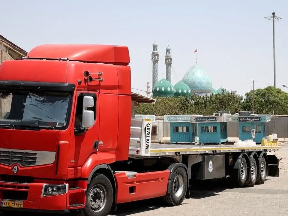 آغاز ارسال تجهیزات مواکب مسجد جمکران برای خدمت‌رسانی به زائران اربعین