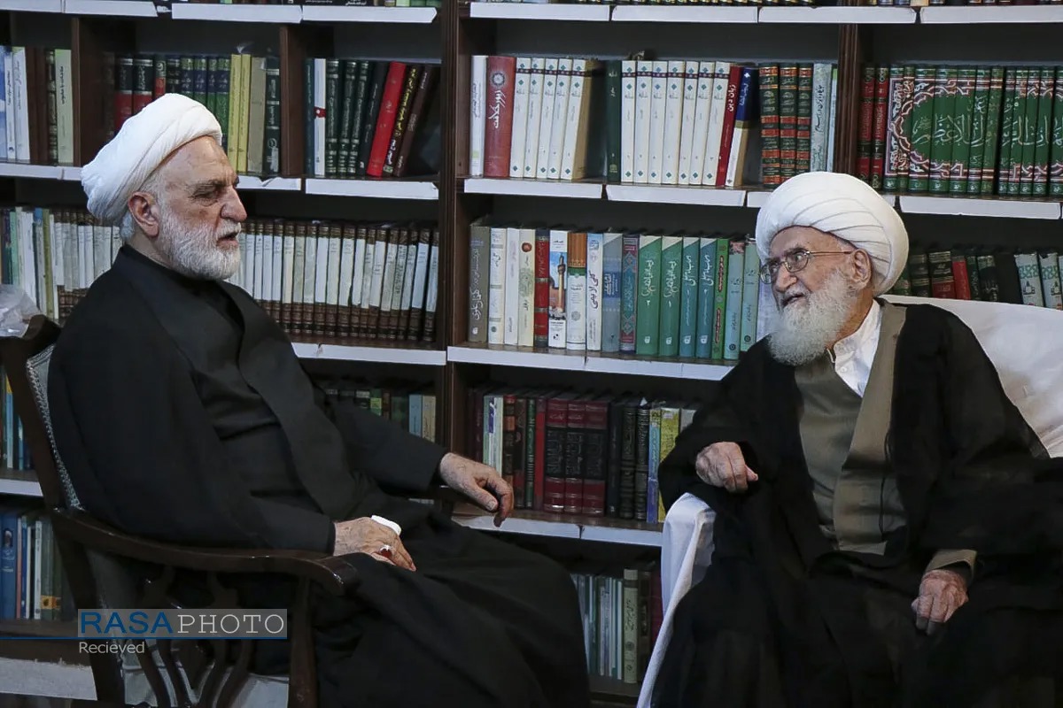 دیدار رئیس قوه قضائیه با حضرت آیت الله نوری همدانی