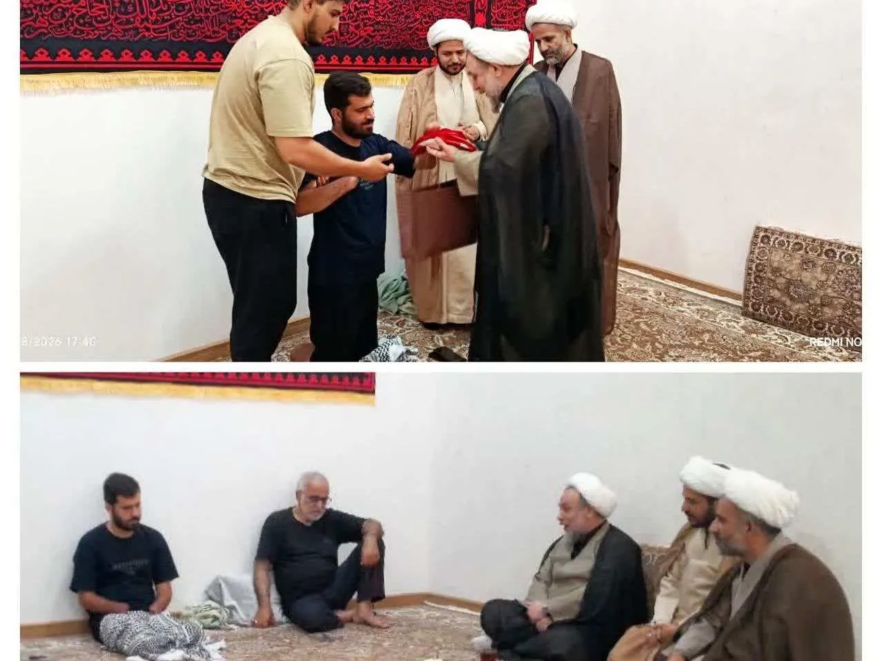 تجلیل مسئول بسیج طلاب کشور از جانباز کرمانشاهی حماسه «جنگ ۴۰ روزه»