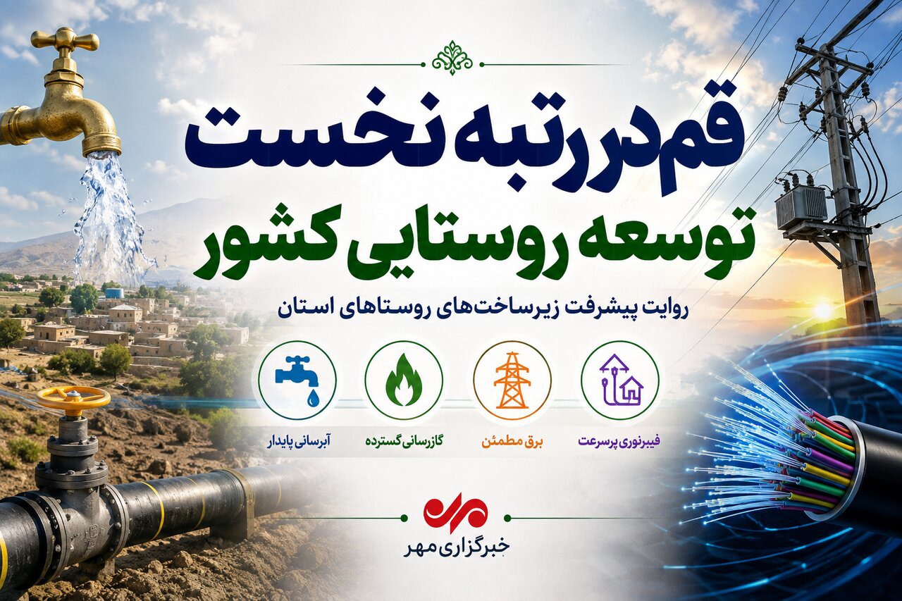 قم در رتبه نخست توسعه روستایی کشور؛ روایت پیشرفت زیرساخت‌های روستاها